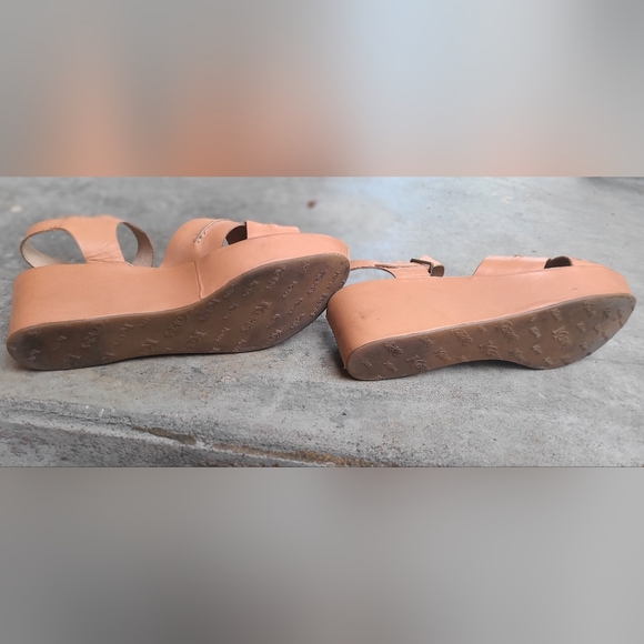 Korks by Kork-ease platform sandals tan buckle - Picture 4 of 7